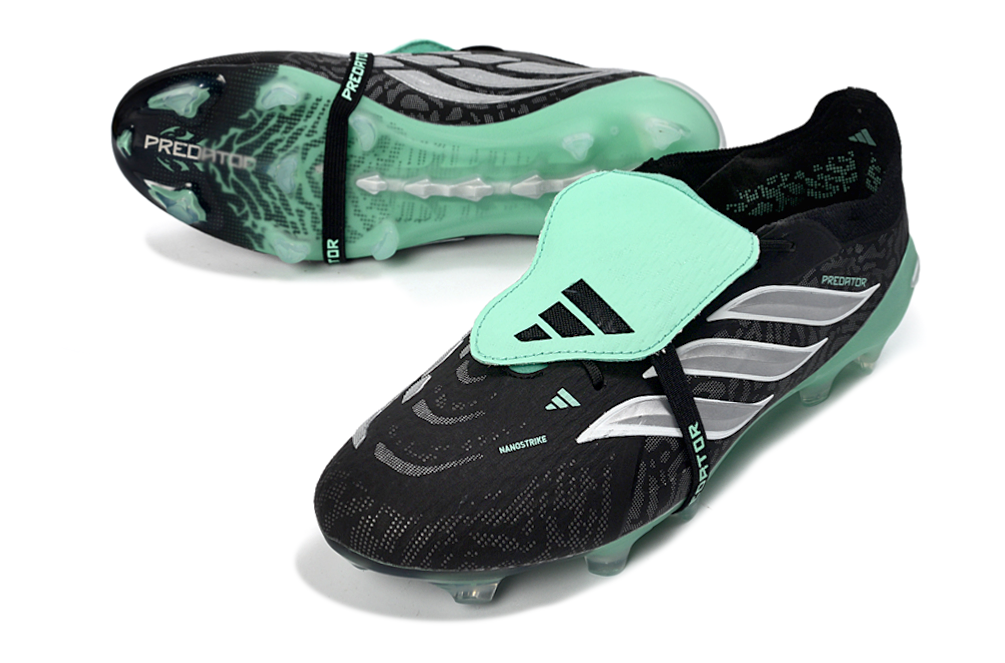 Adidas Predator FG — Negro y Turquesa