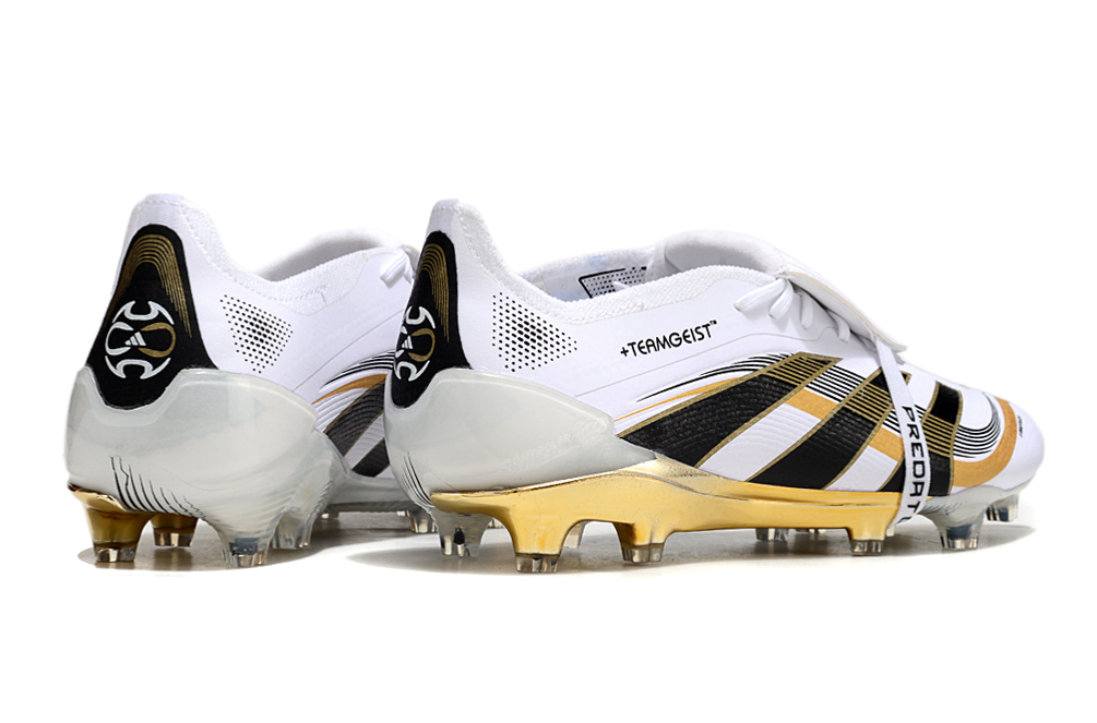 Adidas Predator Teamgeist FG — Blanco y Dorado | Snilkovia Uruguay