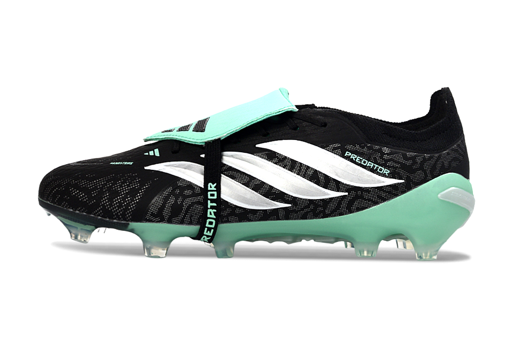 Adidas Predator FG — Negro y Turquesa