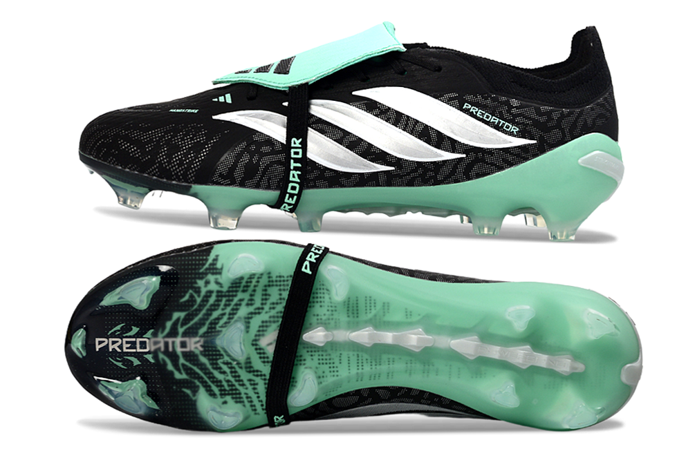Adidas Predator FG — Negro y Turquesa