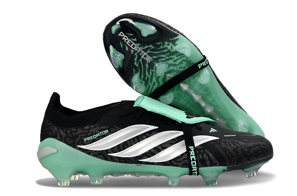 Adidas Predator FG — Negro y Turquesa