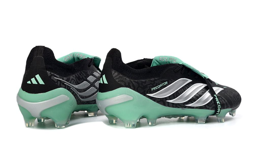 Adidas Predator FG — Negro y Turquesa