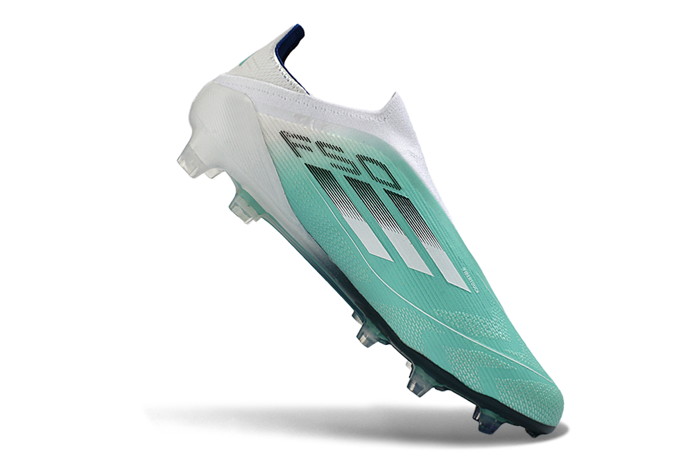 Adidas F50 FG — Turquesa y Blanco
