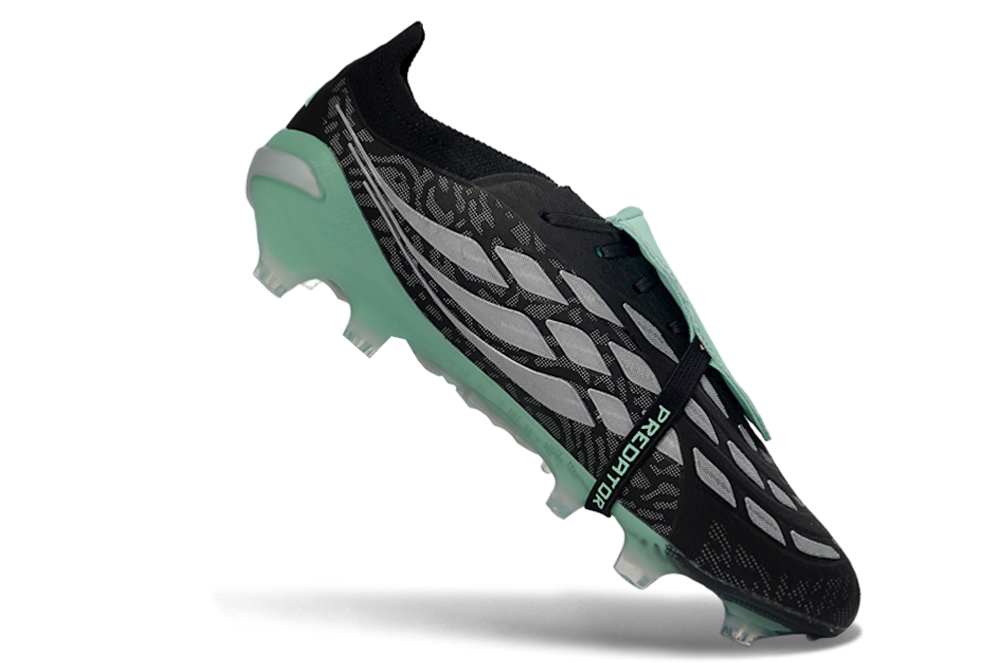 Adidas Predator FG — Negro y Turquesa