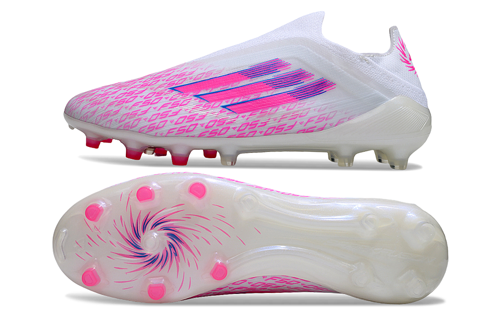 Adidas F50 FG — Blanco y Rosa | Snilkovia Uruguay