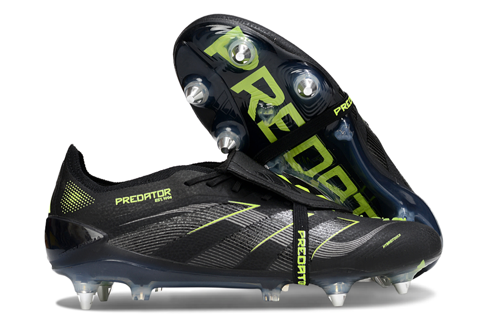Adidas Predator SG — Negro y Verde