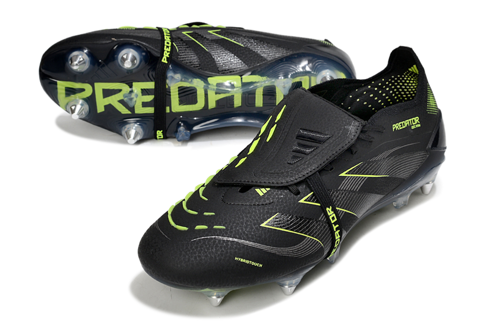 Adidas Predator SG — Negro y Verde