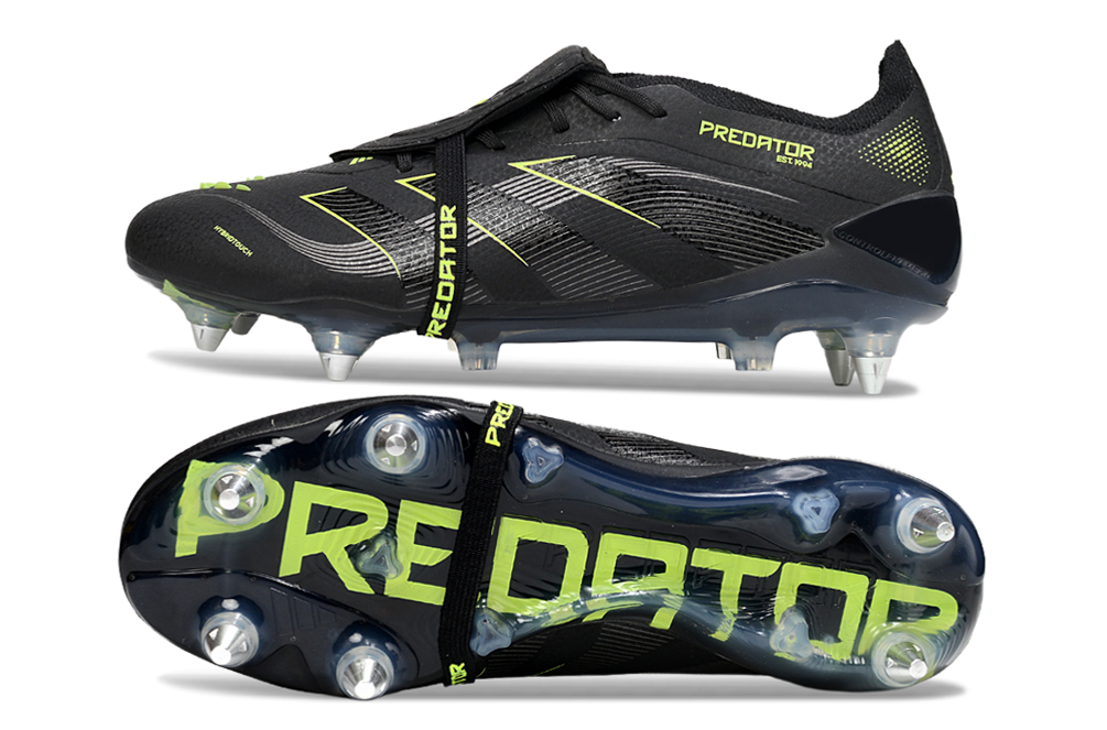 Adidas Predator SG — Negro y Verde