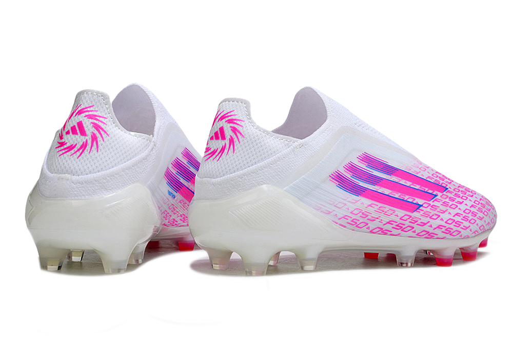 Adidas F50 FG — Blanco y Rosa | Snilkovia Uruguay