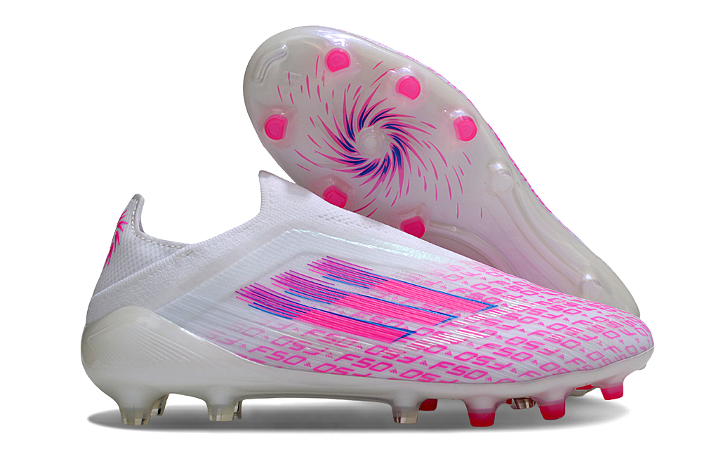 Adidas F50 FG — Blanco y Rosa | Snilkovia Uruguay