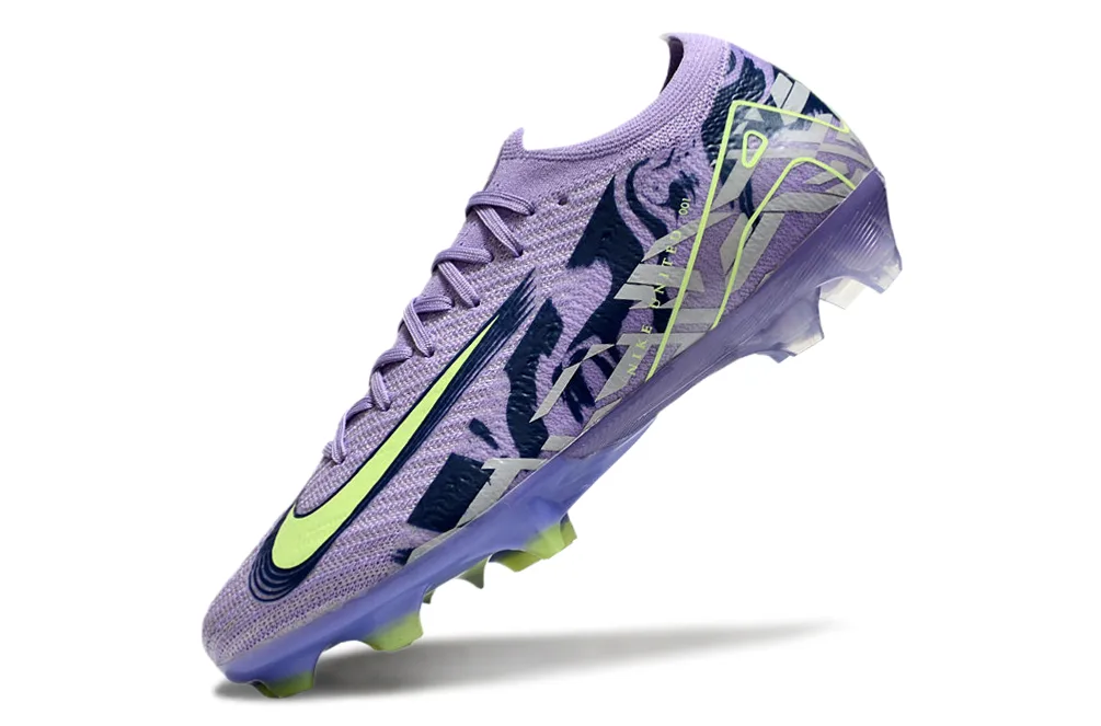Nike Mercurial Vapor Air Zoom FG — Lila y Verde - Imagen 3