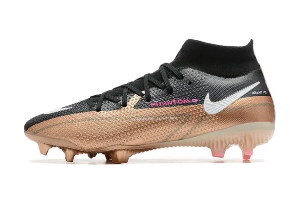 Nike Phantom GT2 FG — Negro y Dorado
