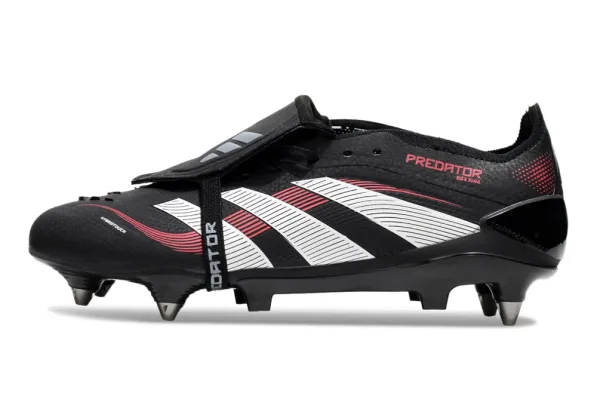 Adidas Predator SG — Negro y Coral