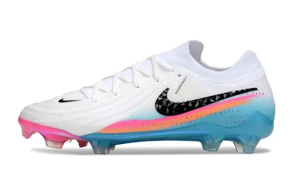 Nike Phantom GT FG — Blanco, Rosa y Celeste