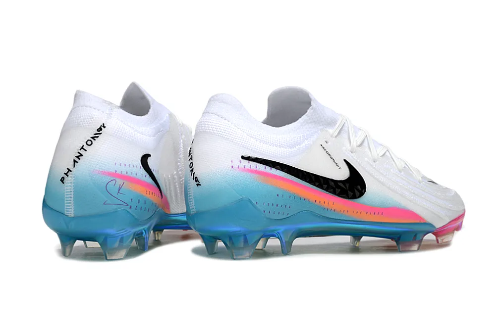 Nike Phantom GT FG — Blanco, Rosa y Celeste - Imagen 7
