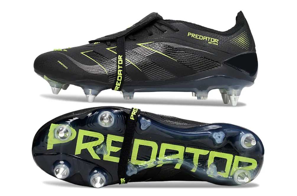 Adidas Predator SG — Negro y Verde - Imagen 6