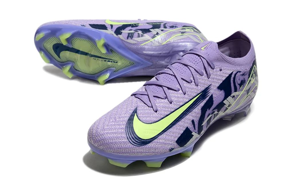 Nike Mercurial Vapor Air Zoom FG — Lila y Verde - Imagen 6