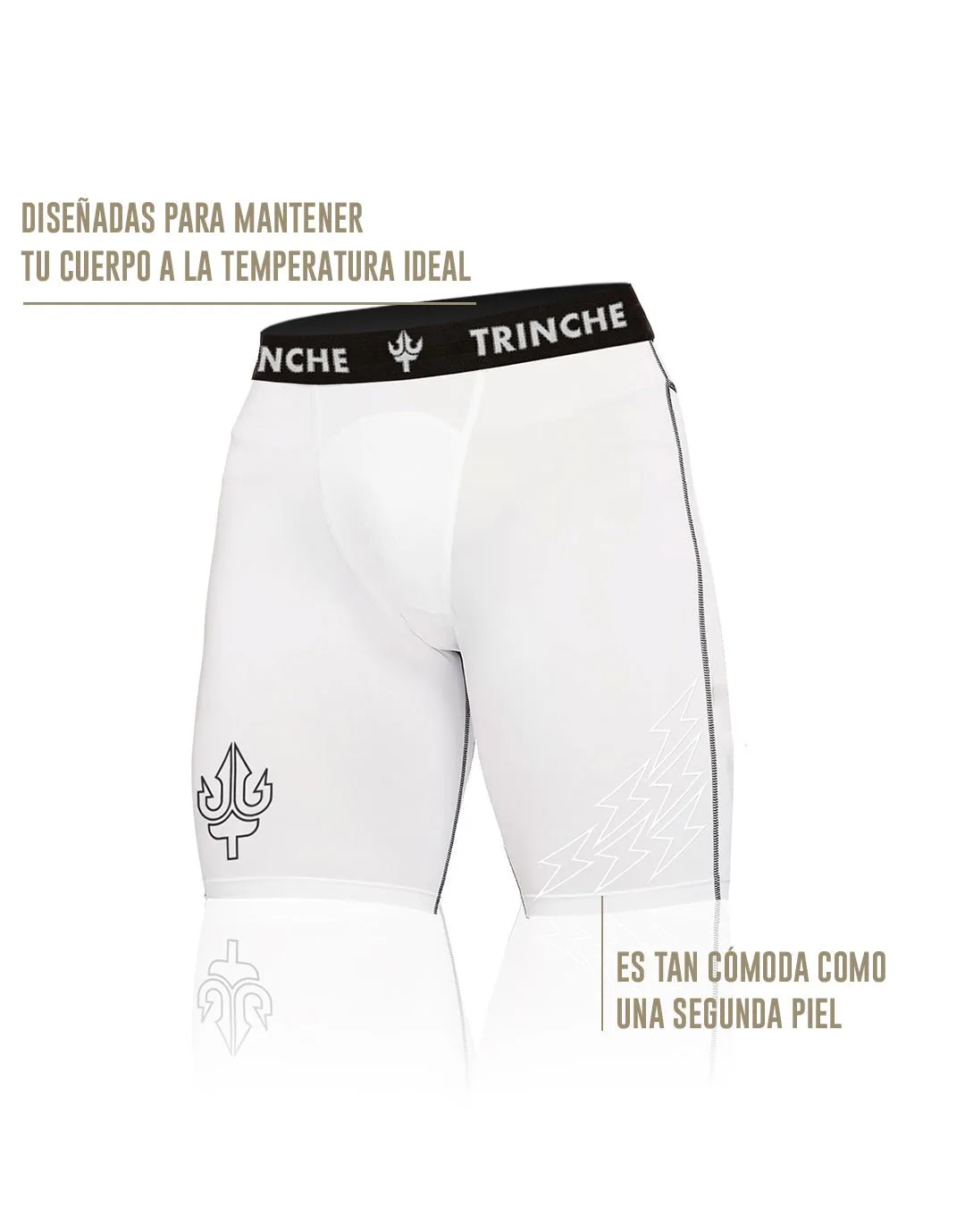 Calza Corta de Fútbol Blanca - Imagen 3