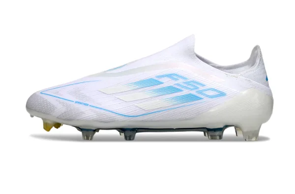 Adidas F50 FG — Blanco y Celeste