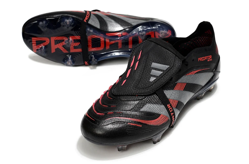 Adidas Predator FG — Negro y Rojo - Imagen 6