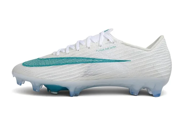 Nike Mercurial Vapor Air Zoom FG — Blanco y Turquesa