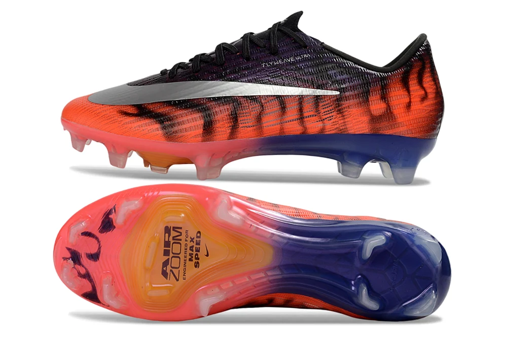 Nike Mercurial Vapor Air Zoom FG — Naranja Tigre y Violeta
