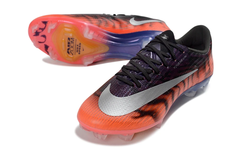 Nike Mercurial Vapor Air Zoom FG — Naranja Tigre y Violeta
